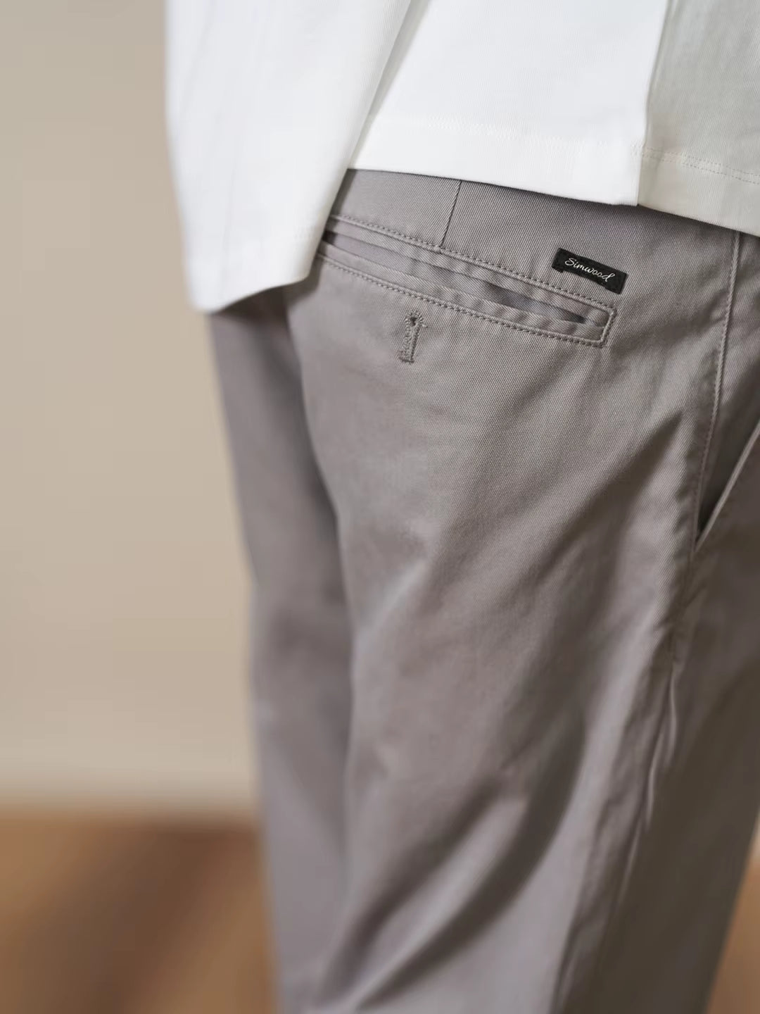 2025 Autumn New Casual Pants Men Cotton Slim Fit Chinos Fashion Trousers Male Brand Clothing plus Size Pant 482