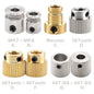MK7 MK8 Extruder 26/36/40 Teeth Gear Reprap Mendel Extruder Drive Gear Brass Bore 5Mm 3D Printer Feeding Hobbed Wheel