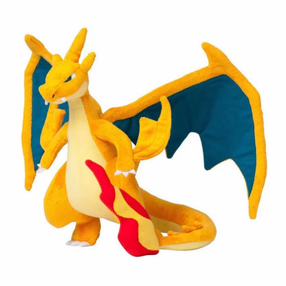 10" Mega Charizard Plush Toys Mega Evolution X & Y Charizard Plush Toy Doll Soft Stuffed Animals Toys Gifts for Children Kids