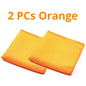 2PC Car Wash Towel Glass Cleaning Water Drying Microfiber Window Clean Wipe Auto Detailing Waffle Weave for Kitchen Bath 40*40Cm