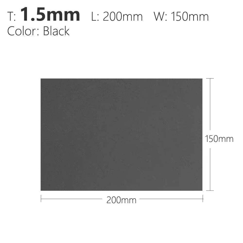 1.5Mm Black Sand Army Green Orange Kydex Sheet Thermoplastic for DIY Sheath Holster Tool Parts