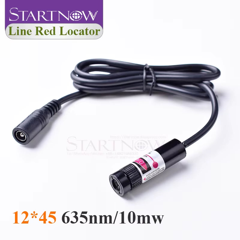 Line Red Locator 635Nm Infrared Adjustable Laser Module Locator Red Laser Line Positioning for Woodworking Stone Cutting Machine
