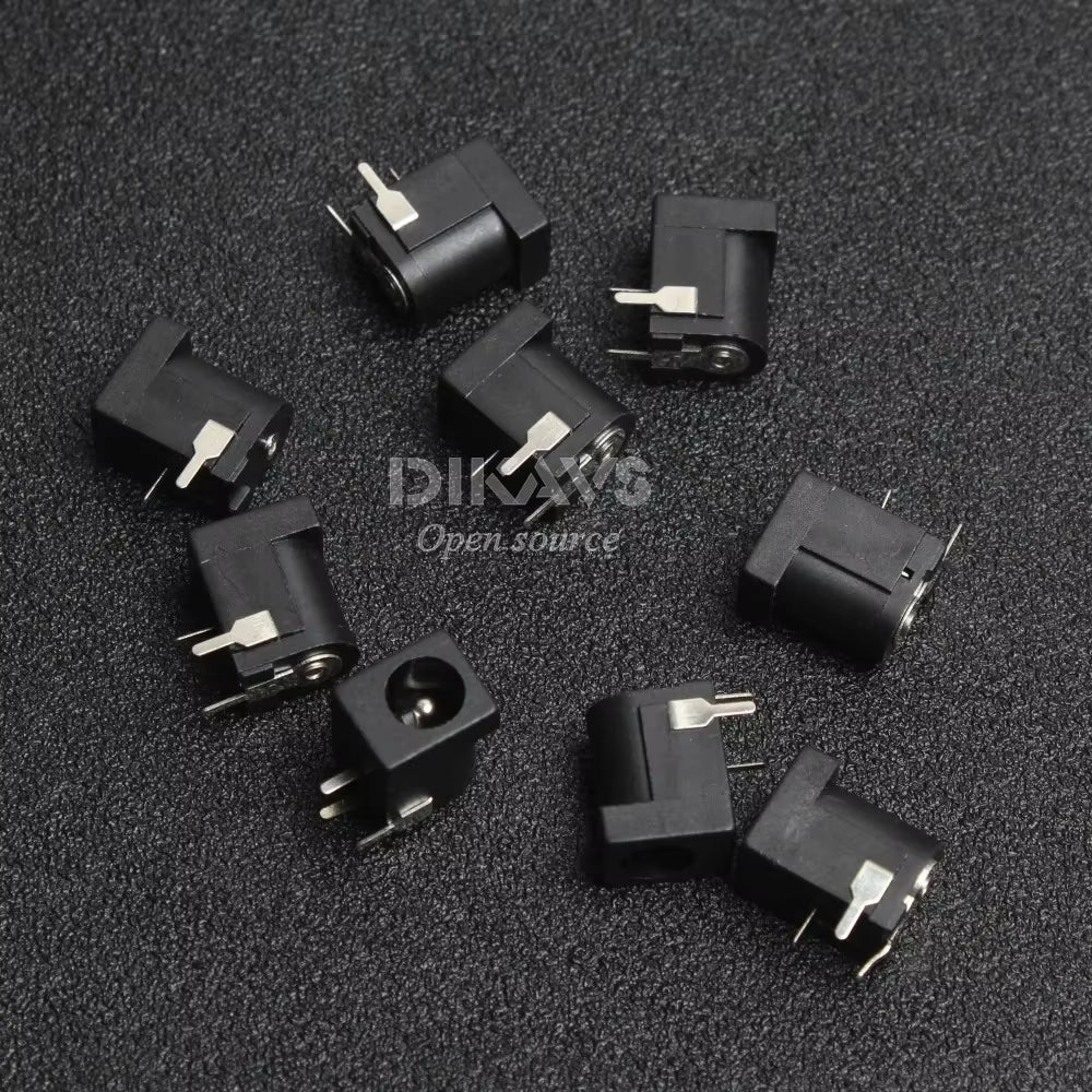 10Pcs Breadboard-Friendly 2.1Mm DC Barrel Jack DC005