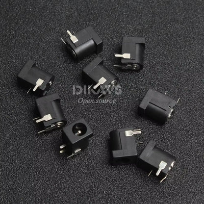 10Pcs Breadboard-Friendly 2.1Mm DC Barrel Jack DC005
