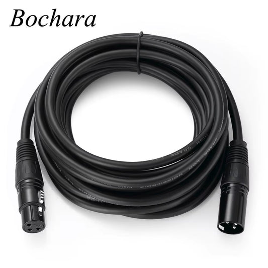 XLR Cable Male to Female M/F OFC Audio Cable Shielded for Microphone Mixer 1M 1.8M 3M 4.5M 5M 6M 7.6M 10M 15M 20M