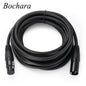 XLR Cable Male to Female M/F OFC Audio Cable Shielded for Microphone Mixer 1M 1.8M 3M 4.5M 5M 6M 7.6M 10M 15M 20M