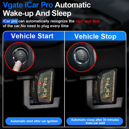 Icar Pro ELM327 V2.3 Bluetooth 4.0 WIFI for Ios/Android OBD Auto Scanner Code Reader OBD2 Car Diagnostic Tool ELM 327 V1 5