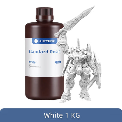 1Kg/10Kg Liquid Photopolymer Standard Resin 405Nm UV Resin for 3D Printer LCD Printing Resin Material for Photon Mono