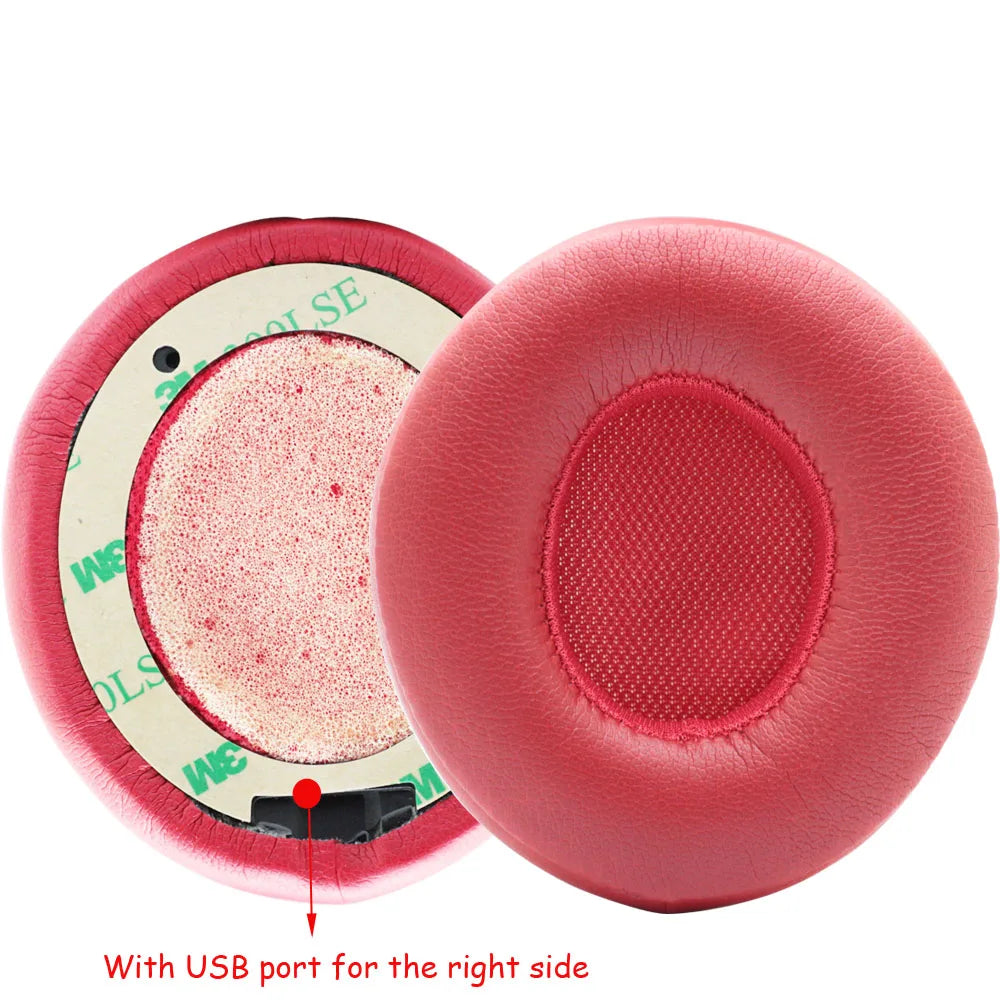 Replacement Ear Cushion Earpads for Solo 2 3 Wireless Ear Pads Earbuds for Beats Solo3 Wireless Headphone Earpads Black