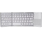 New Portable Mini Three Folding Bluetooth Keyboard Wireless Foldable Touchpad Keypad for IOS Android Windows Ipad Tablet