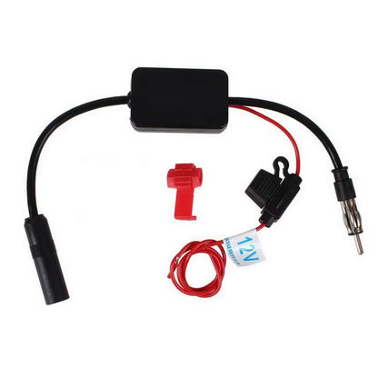 Ant-208 Car FM Antenna Amplifier 12V, Signal Booster for Marine/Boat/Vehicle, 2.4Ghz, Easy Install