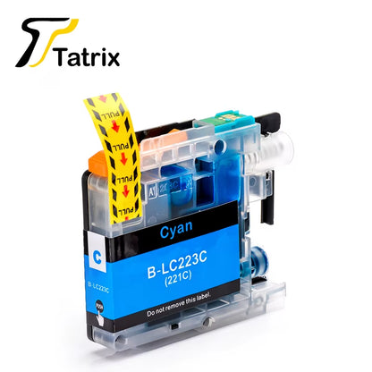 Tatrix with Chip LC223 LC221 Compatible Ink Cartridge for  MFC-J4420DW/J4620DW/J4625DW/J480DW/J680DW/J880DW Printer