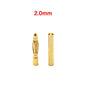 20Pcs/Lot 2.0Mm 3.0Mm 3.5Mm 4.0Mm 5.5Mm 6.0Mm 8.0MM Gold Bullet Banana Connector Plug for ESC Lipo RC Battery Plugs (10 Pair)