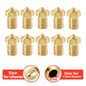 5/10Pcs V6 M6 Threaded Nozzle All Metal 0.2/0.3/0.4/0.5/0.6Mm for 1.75 Filament E-3-D V5 Anycubic I3 Mega Kobra Hotend Extruder