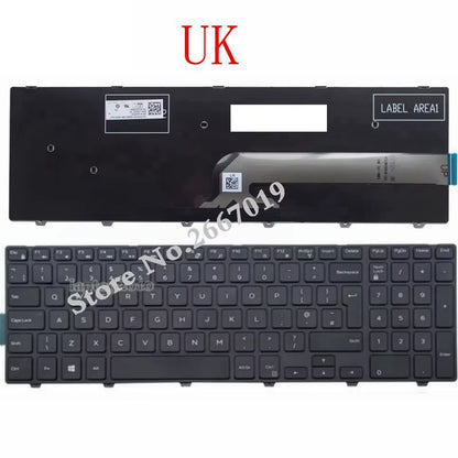 US/UK/SP Keyboard for Dell Inspiron 15 3000 5000 3541 3542 3543 5542 3550 3560 3551 3552 3559 3565 3567 3558 5545 5547 5566 5748
