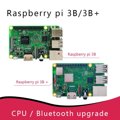 Original Raspberry Pi 3 Model B /3B+ plus BCM2837 1.2G ,Raspberry Pi 3 B+ with 2.4G & 5G WIFI 4.2 BT and Poe
