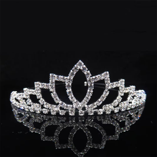 Princess Crystal Tiaras and Crowns Headband Kid Girls Love Bridal Prom Crown Wedding Party Accessiories Hair Jewelry