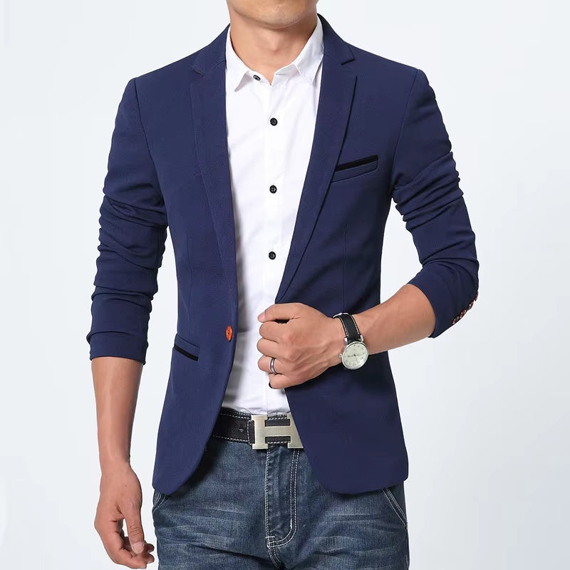 New Arrival Luxury Men Blazer New Autumn Fashion Brand Slim Fit Men Suit Terno Masculino Blazers Male