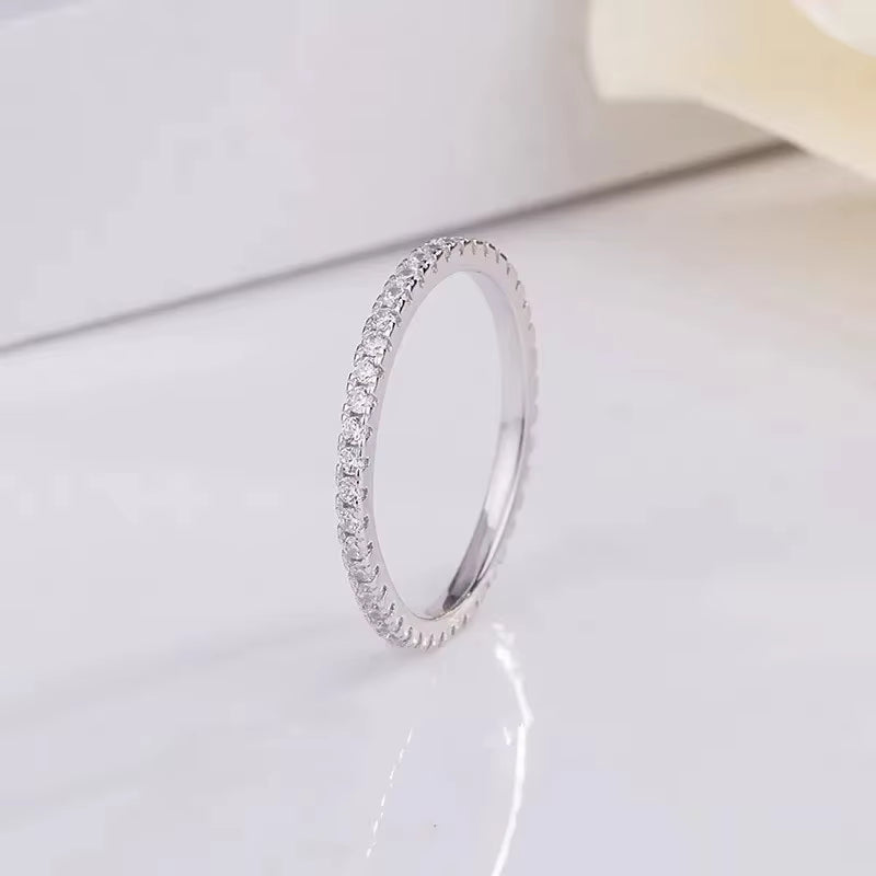 CC Rings for Women Bridal Wedding Jewelry Engagement Party Ring White Gold-Color Silver Plated Drop Shipping Anel CC709