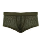 Boxers Men Mesh Sheer Underwear Sexy Man Transparent Boxer Shorts Underpants Trunks Cueca Panties See-Through Bottoms