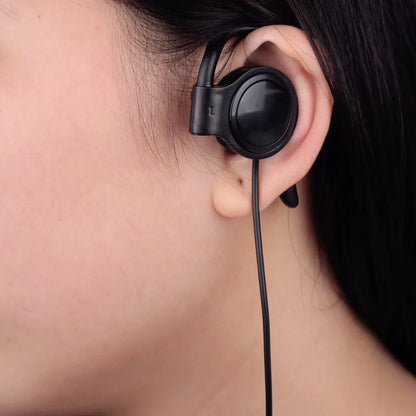 3.5Mm Wireless Headphone Wireless Tour Guide System,Single Side Earphone,Earhook for T131,T131S,T130P,TT116,TT125,TT122