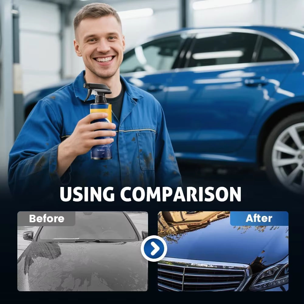 Car Coating Spray Multi-Functional Quick-Dry Cars Polish Maintenance Water Scratch Wax Polish Hydrophobic Spray Cars Accessories