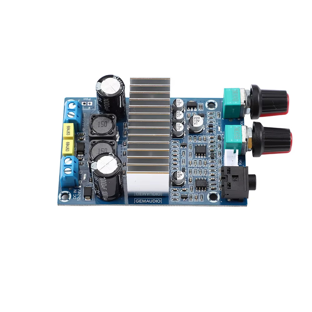 TPA3116 Subwoofer Amplifier Board TPA3116D2 Audio Amplifiers 100W Bass Output DC12-24V