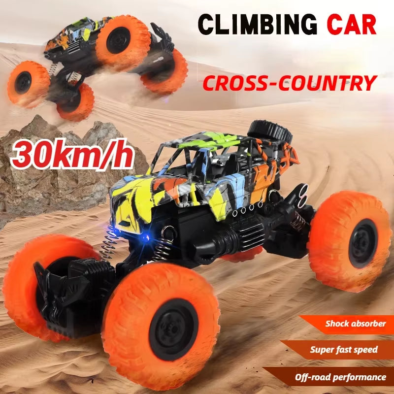 Children'S Toy Car High-Speed Off-Road Vehicle Outdoor Toy Off-Road Vehicle Model Inertia Climbing Stunt Vehicle Children'S Gift