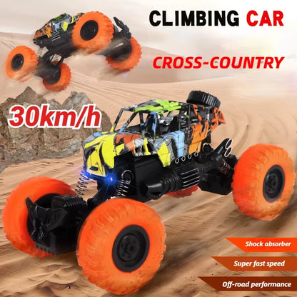Children'S Toy Car High-Speed Off-Road Vehicle Outdoor Toy Off-Road Vehicle Model Inertia Climbing Stunt Vehicle Children'S Gift