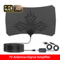 8K 4K TV Antenna for Global Digital TV 1080P 25DB High Gain Booster HD for RV Outdoor Car Antenna Indoor TV Free Channel