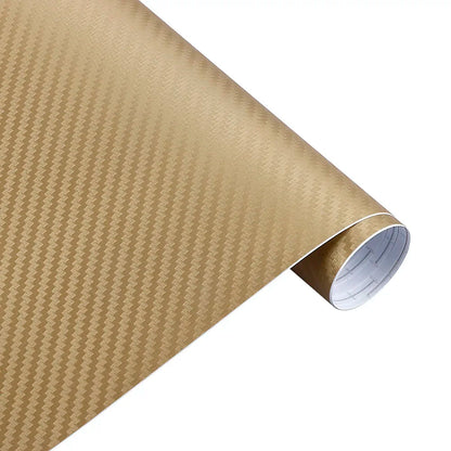 30Cmx127Cm 3D Carbon Fiber Vinyl Car Wrap Sheet Roll Film Car Stickers and Decal Motorcycle Auto Styling Accessories Automobiles