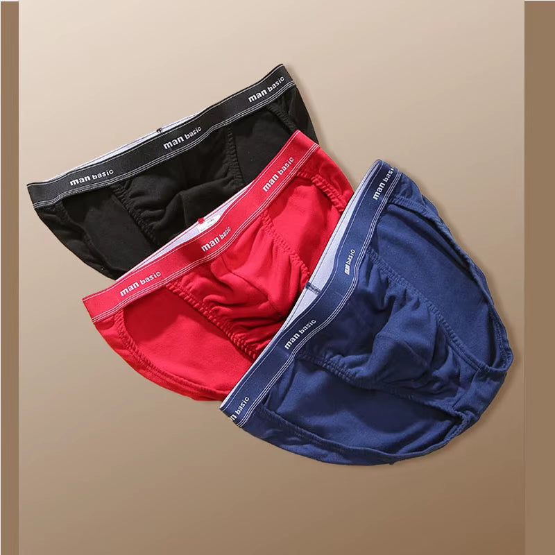 High Hip Underwear Men Briefs Pure Cotton Men'S Underwear Wholesale Sexy Underwear Men Mens Briefs Ropa Interior Hombre