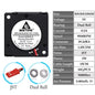 2 Pieces  DC 5V 12V 24V 30X30X10Mm Sleeve Dual Ball 1 Inch Small Mini Blower Cooling Fan 30Mm X 10Mm 3Cm 3010 3D Printer