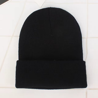 Solid Color Winter Hats for Woman New Beanies Knitted Cute Hat Girls Autumn Female Beanie Caps Warmer Bonnet Ladies Casual Cap