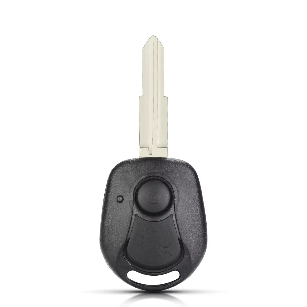 New 2 Button Remote Key Shell Fob Case Holder Cover for Ssangyong Actyon Kyron Rexton