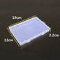 1Pcs Square Transparent Plastic Storage Box Case 10/24 Slot Adjustable for Pills Jewelry Beads Earring Case Organizer