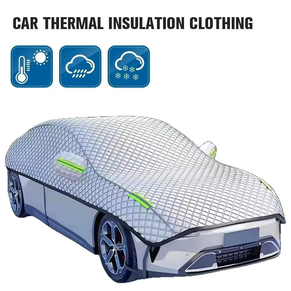 Car Cover Outdoor Protection Waterproof Four Seasons Windshield Protection Hail Protector Snow Cover Sunshade Frost Cover Parts