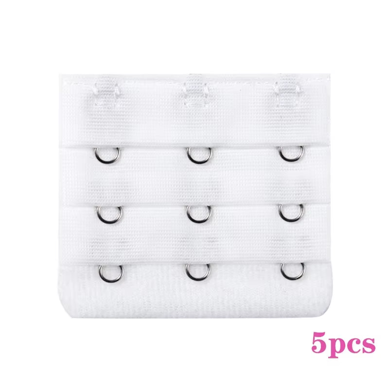 3/5Pcs Bra Extender Strap Extension 3 Hooks 2 Rows Women Intimates Lengthened Bra Hook Extenders Womens Accessoires 2/3/4Buckles