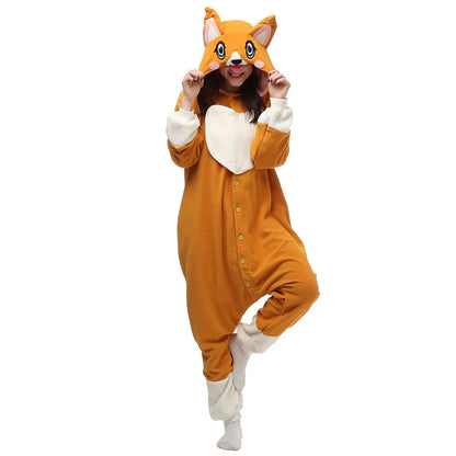 Blue Stitch Kigurumi Animal Adults Cat Bear Shark Onesies Pajama Raccoon Costumes Dragon Jumpsuit Christmas