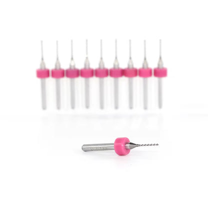 0.8Mm 10Pcs/Lot Carbide Micro Drill Bits CNC PCB Drill Bit Set