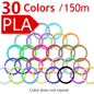 Filament 1.75Mm for 3D Pen 20/ 30 Colors Brilliant Color Filament ABS / PLA/ PCL No Smell Safety Plastic 3D Print Pen Filament