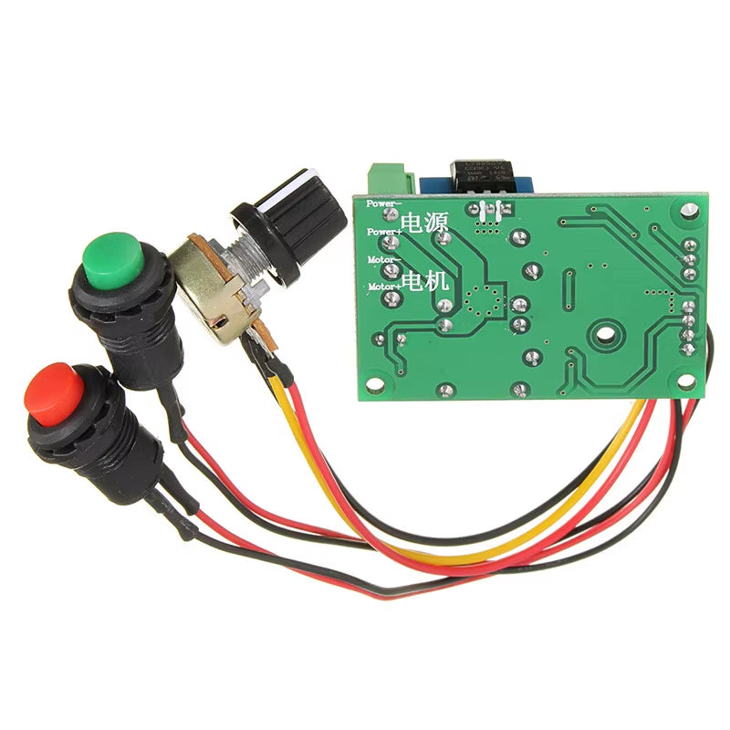 DC 6V 12V 24V PWM DC Motor Speed Controller Forward and Reverse Switch Linear Actuator Motor Controller Adjustable Speed Control