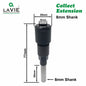 1 Pc 1/4" 8Mm 12Mm 1/2" Shank Router Bit Extension Rod Collet Engraving Machine Extension Milling Cutter for Wood MC04003