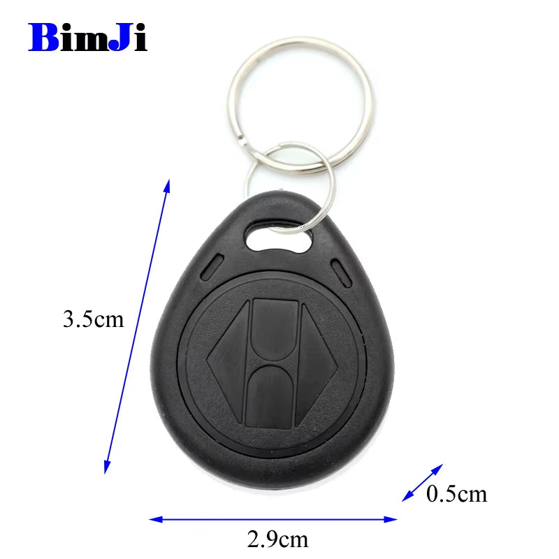 12Pcs RFID 125Khz EM4305 T5577 Blank Key Tag Chip Ring Coin Cards Tags Keytag Copy Rewritable Writable Rewrite Duplicate 125 Khz