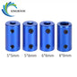 Aluminum Flexible Coupling Bore 5Mm 8Mm 3D Printer Parts Blue Flexible Shaft Coupler Screw Stepper Motor Flexible Shaft Coupler