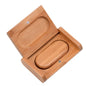 1PCS Free LOGO Wooden + Box USB 2.0 Pen Drive 4GB 16GB 32GB 64GB Flash Drive Memory Stick Wedding Photography Gift U Disk