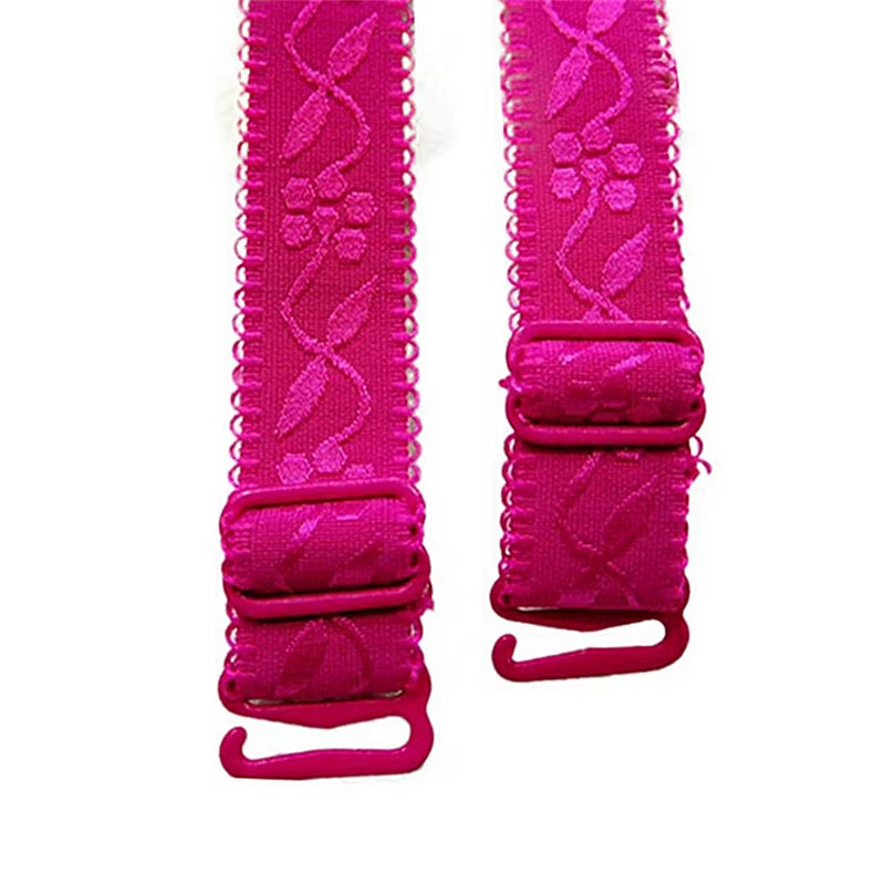 Women Double Shoulder Elastic Bra Strap Accessories 34Cm Slip Resistant Bra Straps 1 Pair