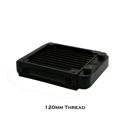 G1/4'' Aluminum Radiator for PC Water Cooling Computer Case GPU CPU RAM Cooler Fan Heatsink 60/80/90/120/240/360Mm Black/White
