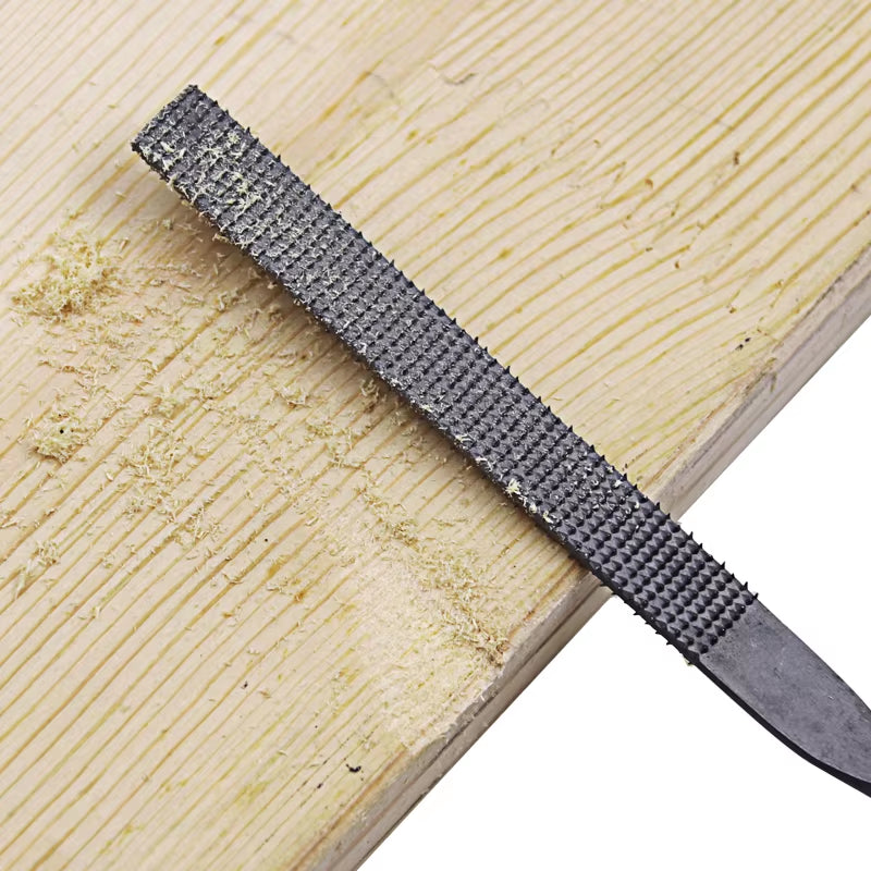 6Pcs Mini Wood Rasp Assorted Files Set Carpentry Filing Tool 5X180Mm 4X160Mm 3X140Mm