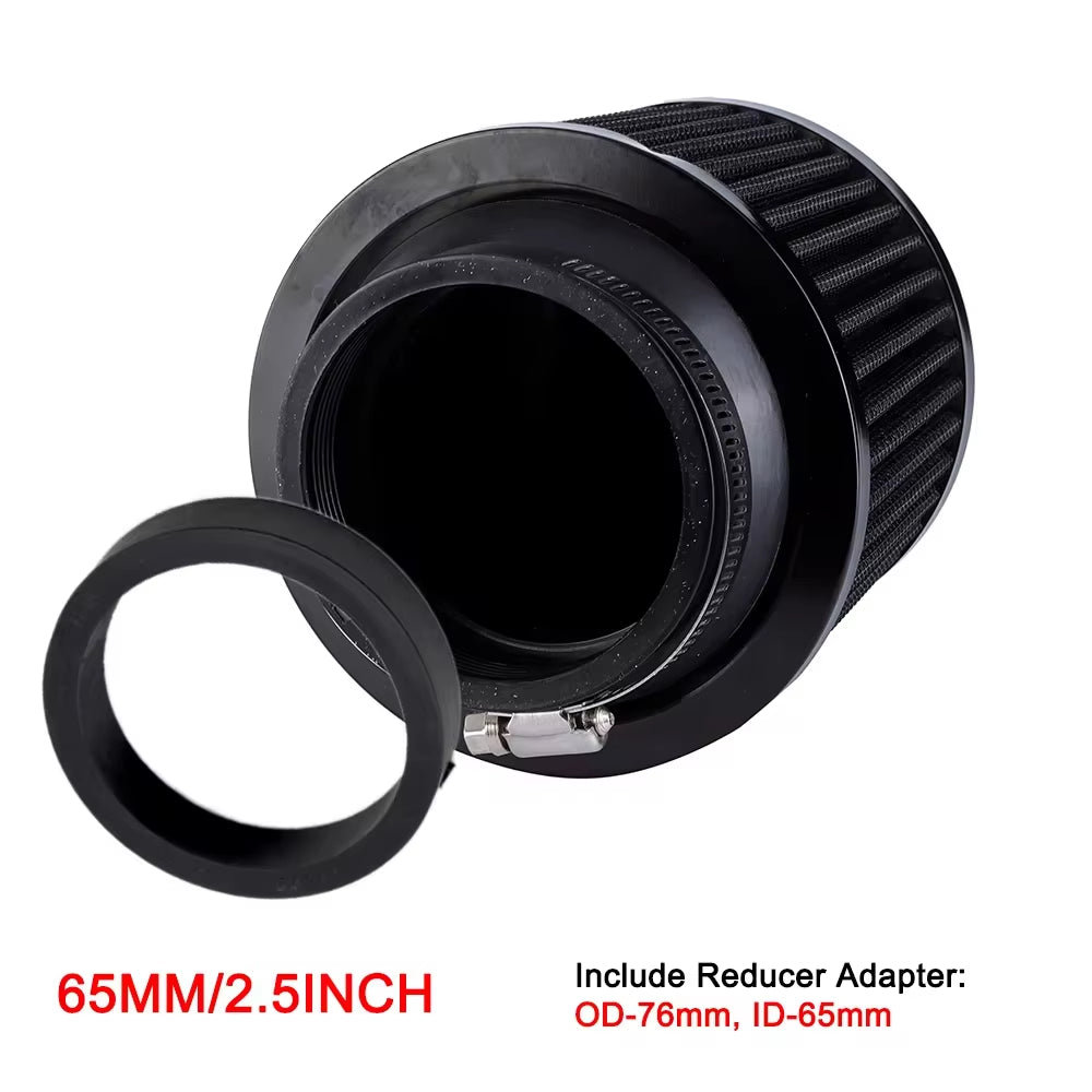 R-EP Universal Car Air Intake Filter 76MM 70Mm 65Mm Performance High Flow Filters for Cold Air Intake 3Inch 2.75Inch 2.5Inch